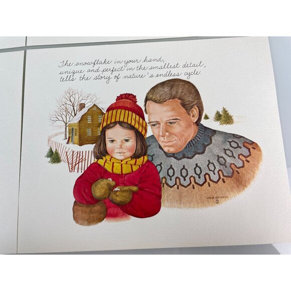 Vintage Set of 4 Linda Sommers Embossed Art Prints 10x8 Quotes, Inspirational - Picture 7 of 15